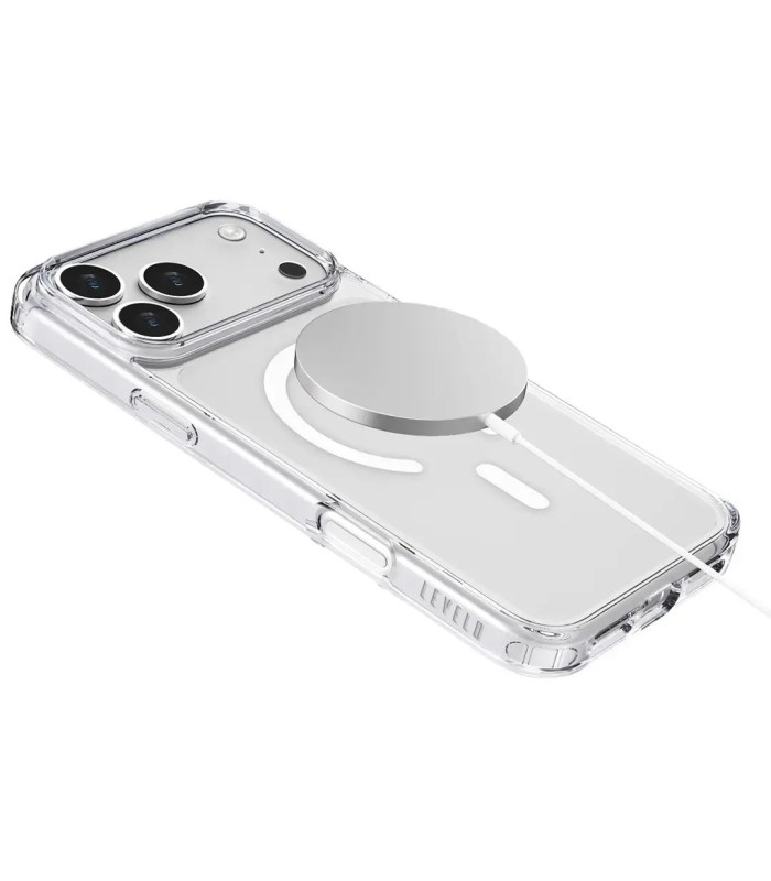 کیس مگ سیف لولو مدل Levelo Magsafe Clara مناسب iPhone 17 Pro - شفاف