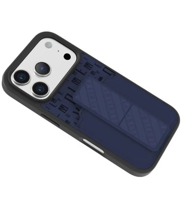 کیس لولو استنددار و دارای جای کارت، مناسب برای آیفون ۱۷ پرومکس مدل Levelo Morphix -سرمه‌ای