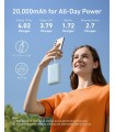 پاوربانک ۲۰ هزار انکر مدل Anker Power Bank A1681 30W Max - رنگ سفید