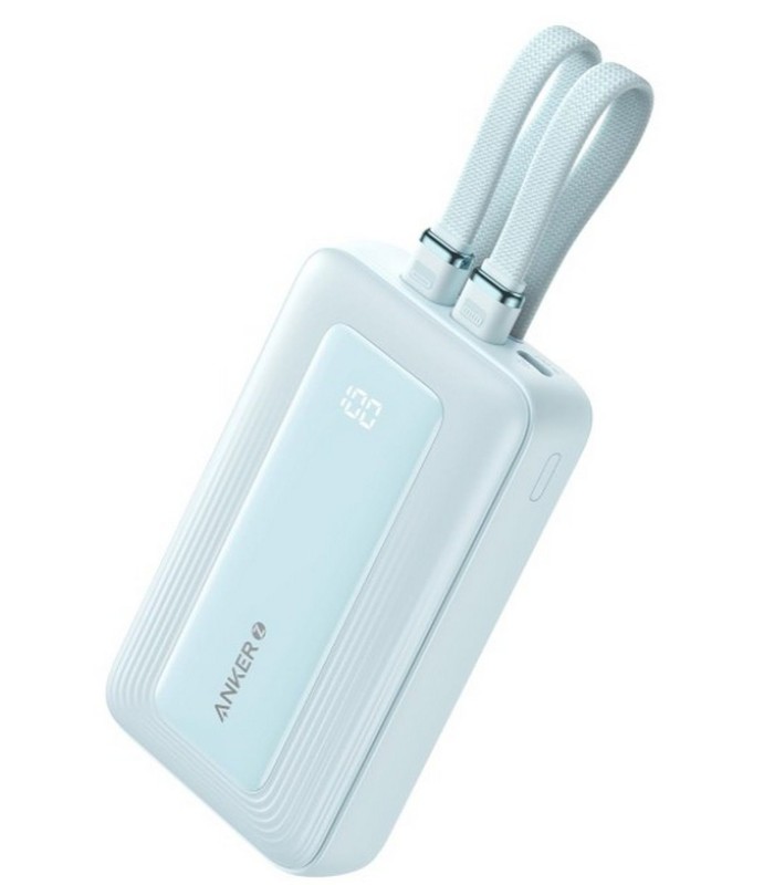 پاوربانک ۲۰ هزار انکر مدل Anker Power Bank A1681 30W Max - رنگ آبی