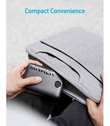 پاوربانک ۲۰ هزار انکر مدل Anker Power Bank A1647 with Built-in USB-C Cable - رنگ مشکی