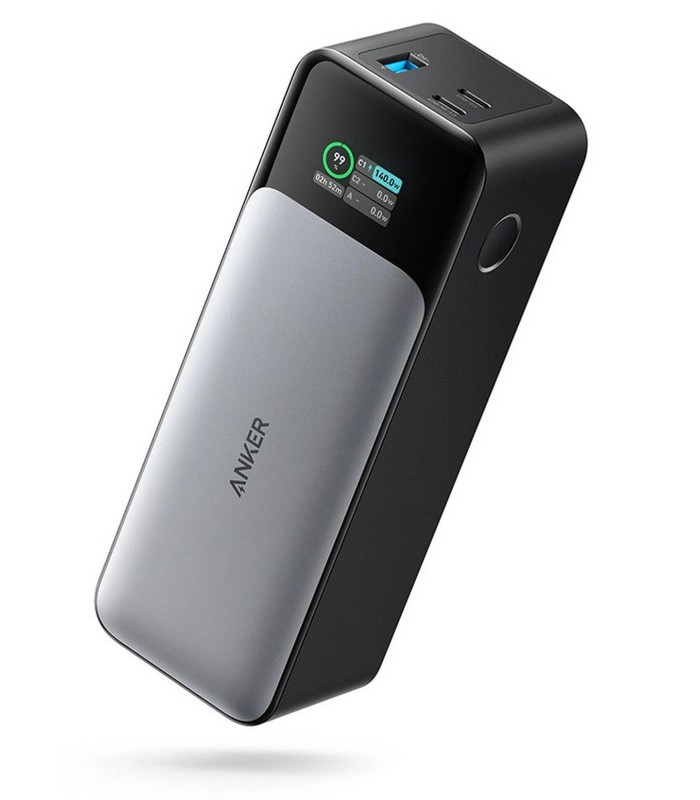 پاوربانک ۲۴ هزار انکر مدل Anker Power Bank A1289 140W - رنگ مشکی