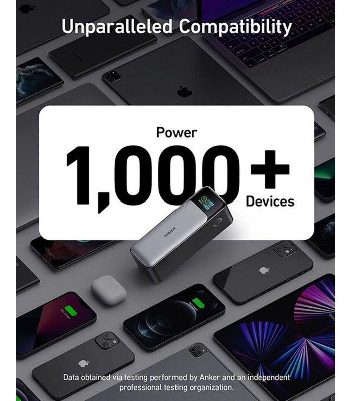 پاوربانک ۲۴ هزار انکر مدل Anker Power Bank A1289 140W - رنگ مشکی