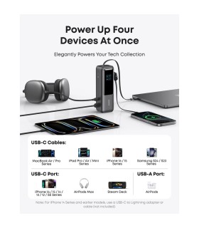 پاوربانک ۲۵ هزار انکر مدل Anker Power Bank A1695H11 - رنگ مشکی