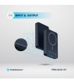 پاوربانک بی‌سیم ۱۰ هزار پاورولوژی مدل Powerology 20W PD & 15W Magsafe PPBCHA34-TI - رنگ تیتانیوم