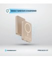 پاوربانک بی‌سیم ۱۰ هزار پاورولوژی مدل Powerology 20W PD & 15W Magsafe PPBCHA34-DT - رنگ مسی