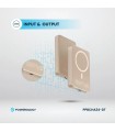 پاوربانک بی‌سیم ۱۰ هزار پاورولوژی مدل Powerology 20W PD & 15W Magsafe PPBCHA34-DT - رنگ مسی