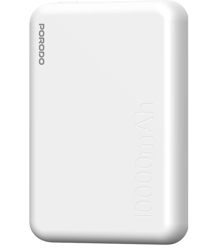 پاوربانک بی‌سیم ۱۰ هزار پرودو مدل Porodo PB067 MagSafe Power Bank - رنگ سفید