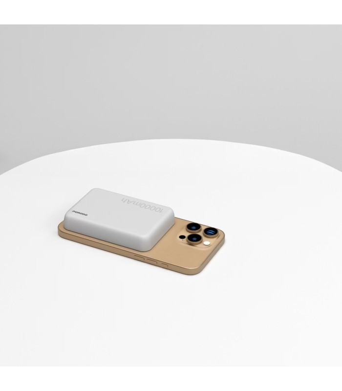 پاوربانک بی‌سیم ۱۰ هزار پرودو مدل Porodo PB067 MagSafe Power Bank - رنگ سفید