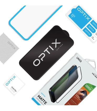 محافظ صفحه‌ نمایش یونیک مدل UNIQ Optix Matte مناسب برای آیفون ۱۷ و ۱۶ پرو