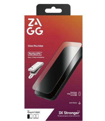 محافظ صفحه نمایش زگ مدل ZAGG Glass Plus Edge مناسب برای آیفون ۱۷ پرو مکس