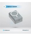 پاوربانک مگ سیف ۳۰ هزار میلی‌آمپر پاورولوژی مدل Powerology Power Bank PPBCH81-GY - رنگ خاکستری