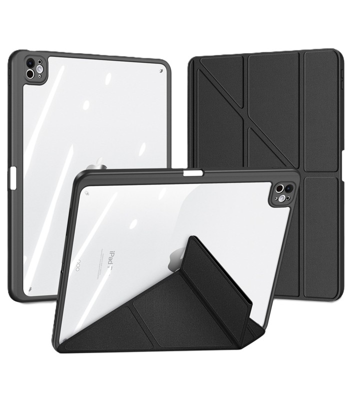 کیف کلاسوری دوکس دوکیس مدل Magi Series Case - مناسب برای آیپد پرو ۱۳ اینچی (۲۰۲۴) - رنگ مشکی