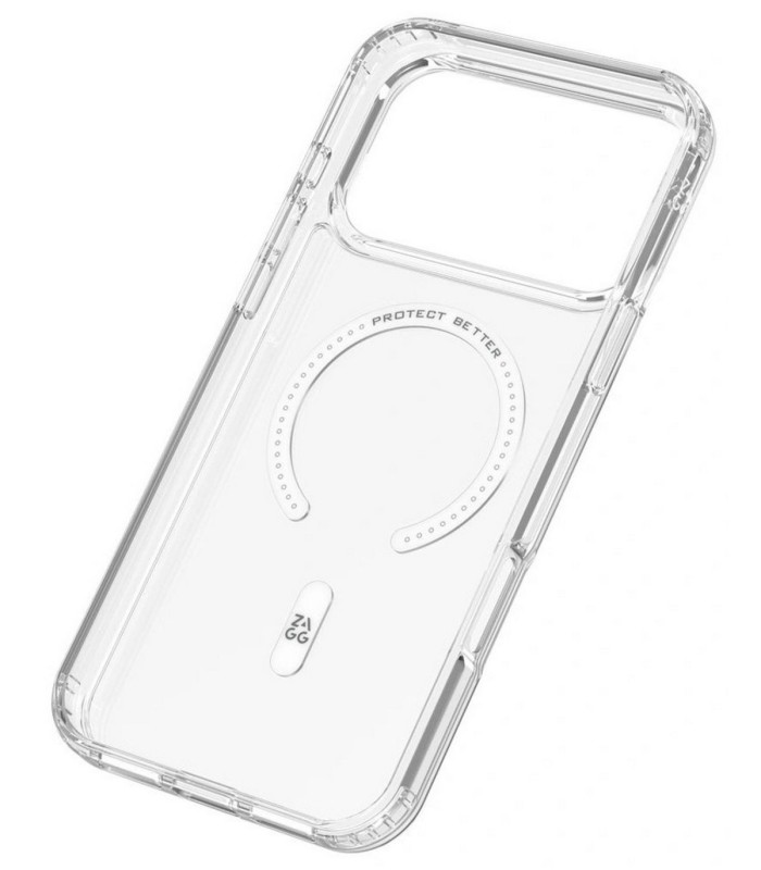قاب مگ‌سیف آیفون زگ مدل ZAGG Essential Clear Case مناسب برای آیفون ۱۷ پرومکس | رنگ شفاف