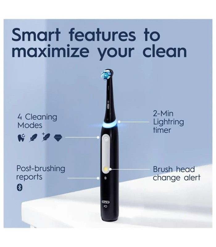 مسواک برقی اورال بی مدل Oral-B iO Series 4 Duo - بسته ۲ عددی