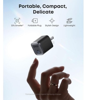 آداپتور انکر مدل Anker A2692 Nano AdaptorUltra 45W 1C - رنگ مشکی