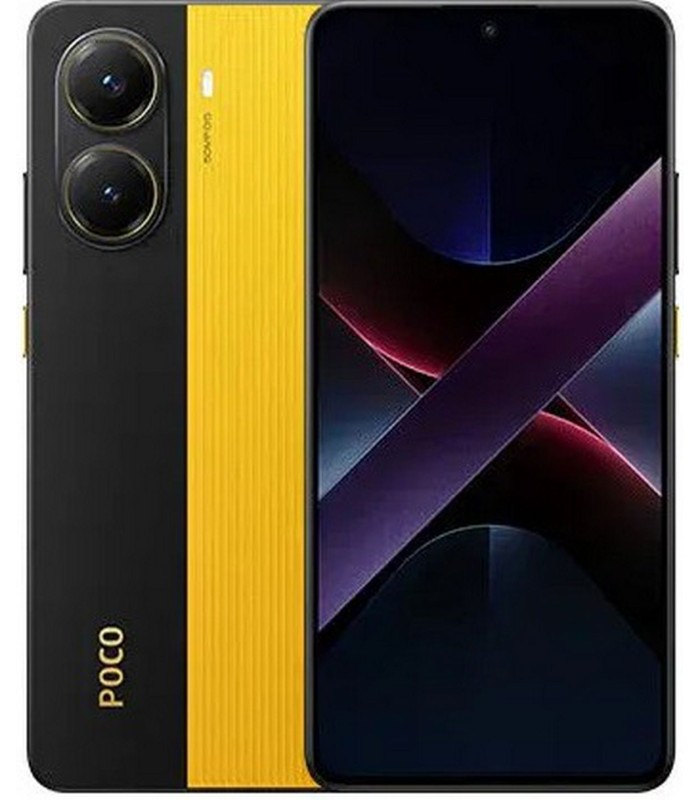 گوشی موبایل شیائومی پوکو مدل Xiaomi Poco X7 Pro - رم/ظرفیت ۱۲-۵۱۲ گیگابایت - رنگ مشکی زرد