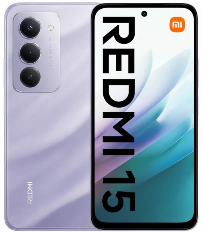 گوشی موبایل شیائومی مدل Xiaomi redmi 15 - رم/ظرفیت ۸-۲۵۶ گیگابایت - رنگ بنفش