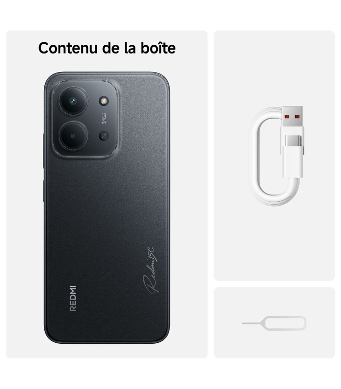 گوشی موبایل شیائومی مدل Xiaomi Redmi 15C 4G - رم/ظرفیت ۸-۲۵۶ گیگابایت - رنگ مشکی
