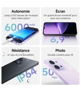 گوشی موبایل شیائومی مدل Xiaomi Redmi 15C 5G - رم/ظرفیت ۸-۲۵۶ گیگابایت - رنگ بنفش