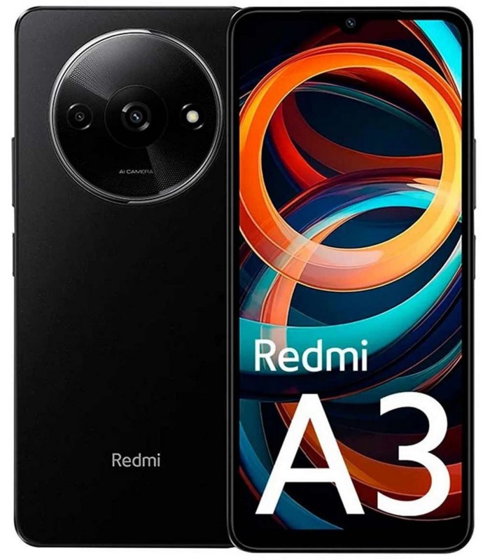گوشی موبایل شیائومی مدل Xiaomi Redmi A3 - رم/ظرفیت ۴-۱۲۸ گیگابایت - رنگ مشکی