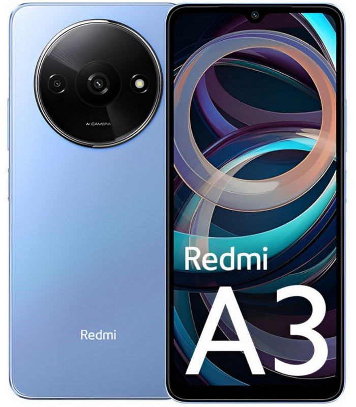 گوشی موبایل شیائومی مدل Xiaomi Redmi A3 - رم/ظرفیت ۴-۱۲۸ گیگابایت - رنگ آبی