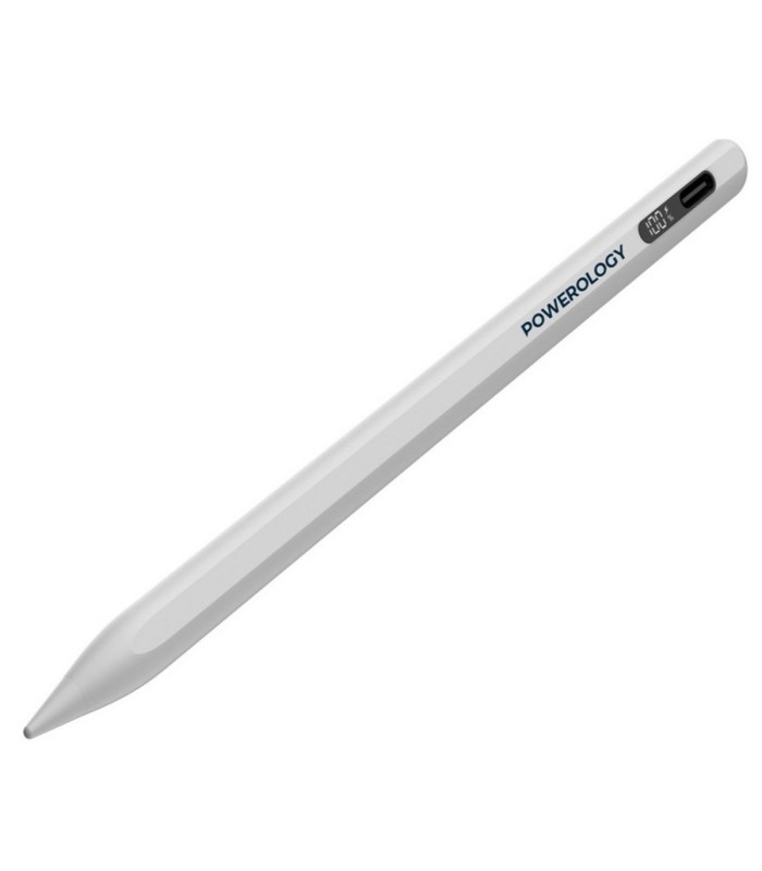 قلم لمسی مگنتیک پاورولوژی مدل Digital Stylus - رنگ سفید