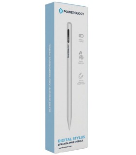قلم لمسی مگنتیک پاورولوژی مدل Digital Stylus - رنگ سفید