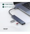 هاب ۷ در ۱ تایپ سی گرین لاین مدل Green Lion GN7N1CHUBGY USB-C