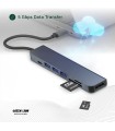 هاب ۷ در ۱ تایپ سی گرین لاین مدل Green Lion GN7N1CHUBGY USB-C