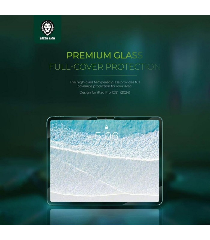 محافظ نمایشگر آیپد گرین لاین مدل Green Lion Ipad Screen Guard مناسب آیپد پرو ۱۳ اینچ (۲۰۲۴) - شفاف