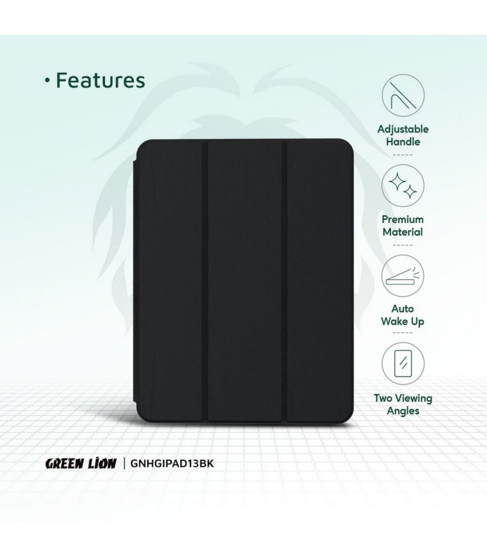 قاب آیپد گرین لاین مدل Green Lion Hogo Premium Case مناسب آیپد ایر ۱۳ اینچ (۲۰۲۴) - رنگ سرمه‌ای