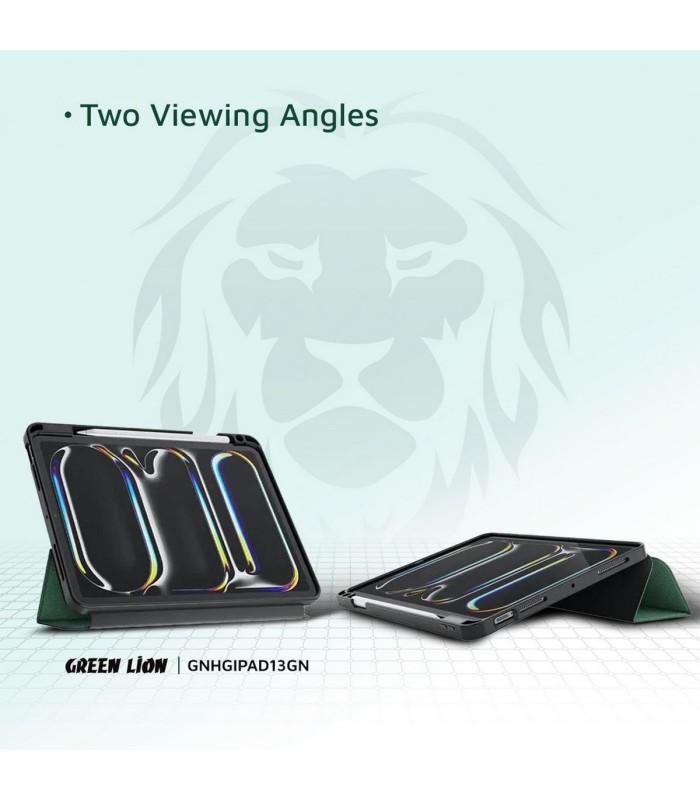 قاب آیپد گرین لاین مدل Green Lion Hogo Premium Case مناسب آیپد ایر ۱۱ اینچ (۲۰۲۴)  - رنگ سبز