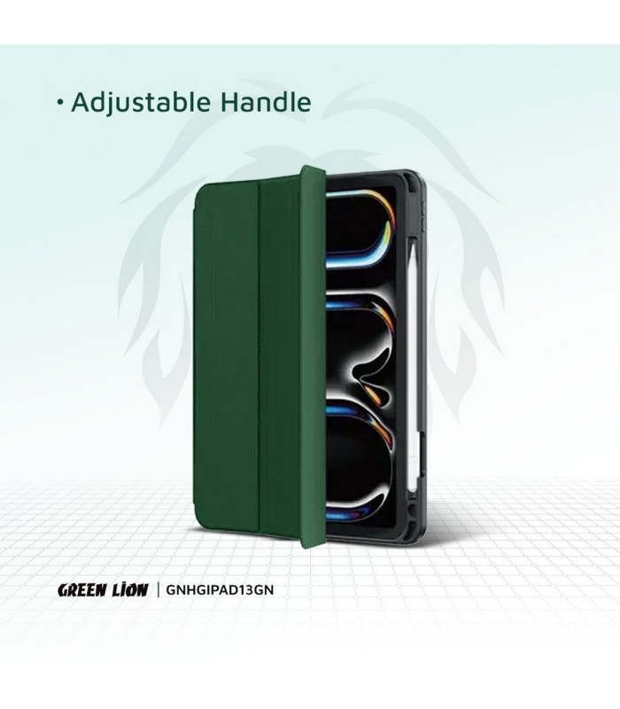 قاب آیپد گرین لاین مدل Green Lion Hogo Premium Case مناسب آیپد ایر ۱۳ اینچ (۲۰۲۴)  - رنگ سبز