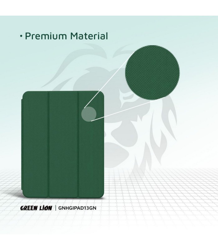 قاب آیپد گرین لاین مدل Green Lion Hogo Premium Case مناسب آیپد ایر ۱۳ اینچ (۲۰۲۴)  - رنگ سبز