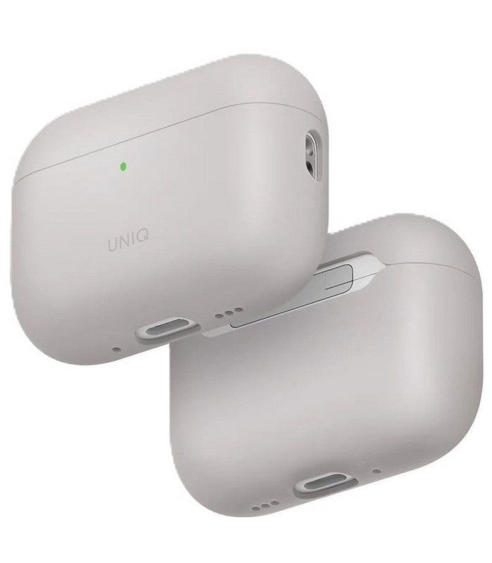قاب ایرپاد یونیک مدل UNIQ Lino Hybrid Silicone مناسب برای ایرپاد پرو ۳ - رنگ بژ استخوانی
