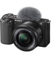 دوربین بدون‌آینه سونی مدل Sony ZV-E10 به همراه لنز ۱۶-۵۰ میلی‌متری