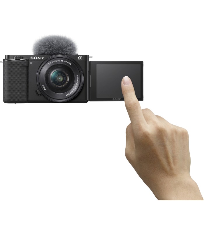 دوربین بدون‌آینه سونی مدل Sony ZV-E10 به همراه لنز ۱۶-۵۰ میلی‌متری