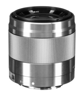 لنز پرایم سونی مدل Sony E 50mm f/1.8 OSS Lens - رنگ نقره‌ای