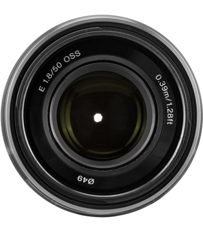 لنز پرایم سونی مدل Sony E 50mm f/1.8 OSS Lens - رنگ نقره‌ای