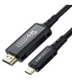 کابل تبدیل HDMI به Type-C ایس‌ فست مدل ACEFAST Video Cable C1-10 طول ۱.۸ متر - مشکی - گارانتی ۱۲ ماهه