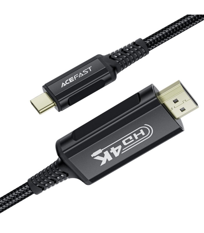 کابل تبدیل HDMI به Type-C ایس‌ فست مدل ACEFAST Video Cable C1-10 طول ۱.۸ متر - مشکی - گارانتی ۱۲ ماهه