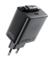 شارژر دیواری ایس‌ فست مدل ACEFAST Fast PD30W A110 Charger توان ۳۰ وات همراه با کابل جمع‌شونده - مشکی - گارانتی ۱۲ ماهه