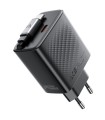 شارژر دیواری ایس‌ فست مدل ACEFAST Fast PD30W A110 Charger توان ۳۰ وات همراه با کابل جمع‌شونده - مشکی - گارانتی ۱۲ ماهه