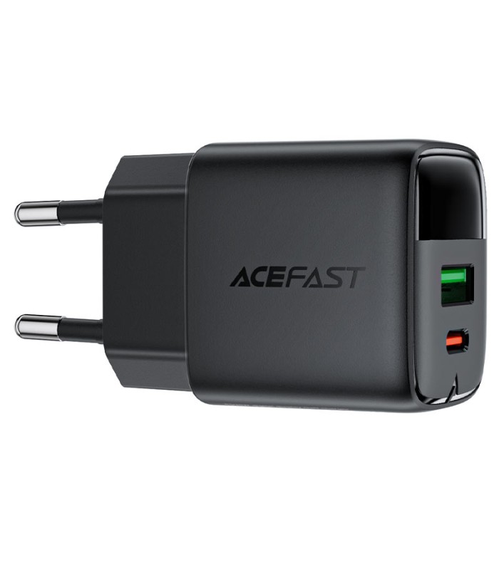 شارژر دیواری ایس‌ فست مدل ACEFAST Fast GaN PD35W A116 Fast Charger توان ۳۵ وات - مشکی - گارانتی ۱۸ ماهه