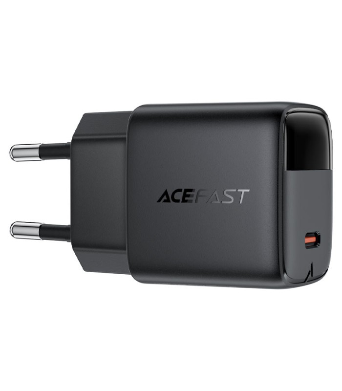 شارژر دیواری ایس‌ فست مدل ACEFAST Fast GaN PD30W A115 Fast Charger توان ۳۰ وات - مشکی - گارانتی ۱۸ ماهه