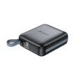 پاوربانک ۱۰.۰۰۰ ایس‌ فست مدل ACEFAST GaN PD22.5W Fast Charger M23 توان ۲۲.۵ وات همراه با کابل - مشکی - گارانتی ۱۸ ماهه