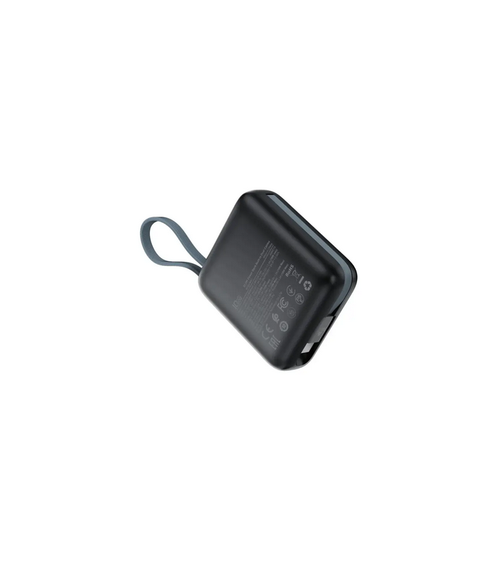 پاوربانک ۱۰.۰۰۰ ایس‌ فست مدل ACEFAST GaN PD22.5W Fast Charger M23 توان ۲۲.۵ وات همراه با کابل - مشکی - گارانتی ۱۸ ماهه