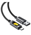 کابل Type-C ایس‌فست ACEFAST C21-04 طول 1.2 متر شدت جریان 3 آمپر - مشکی - گارانتی 18 ماهه
