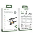 کابل Type-C ایس‌فست ACEFAST C21-04 طول 1.2 متر شدت جریان 3 آمپر - مشکی - گارانتی 18 ماهه